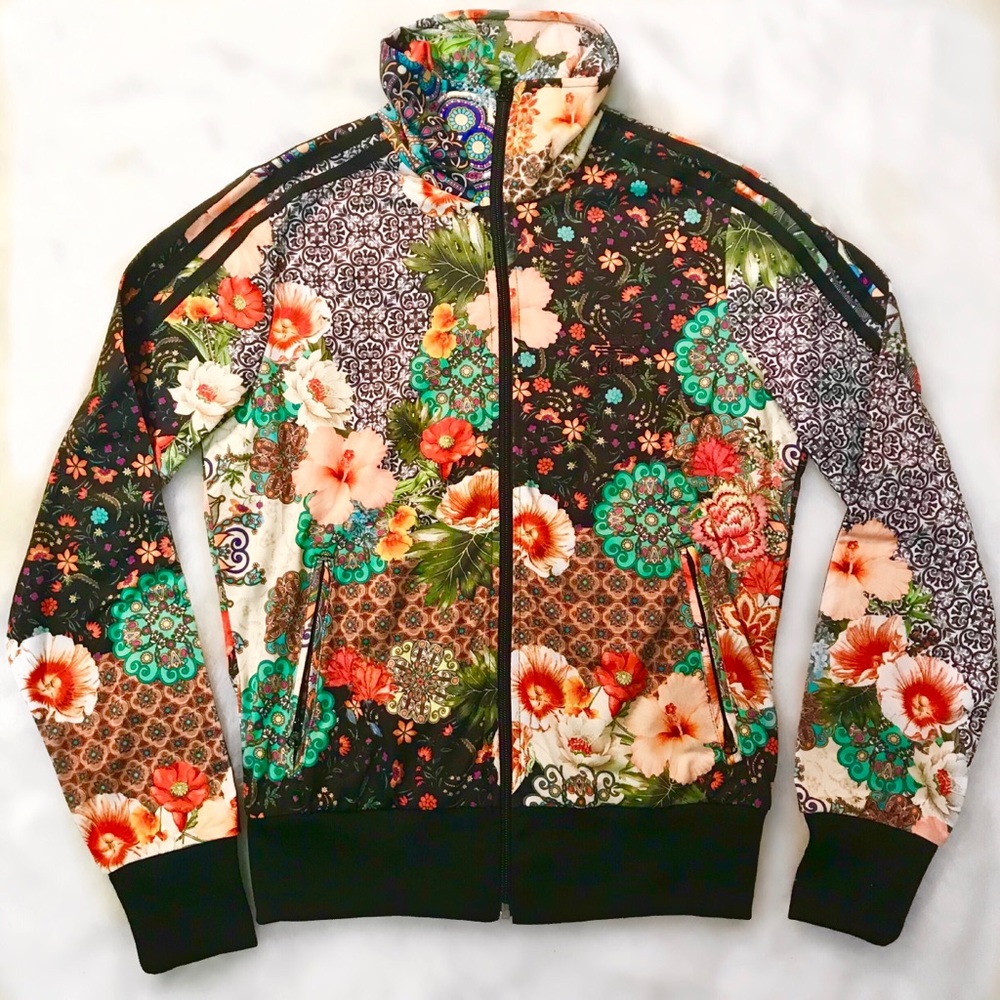 RARE Adidas From Singapore - Floral Track Jacket